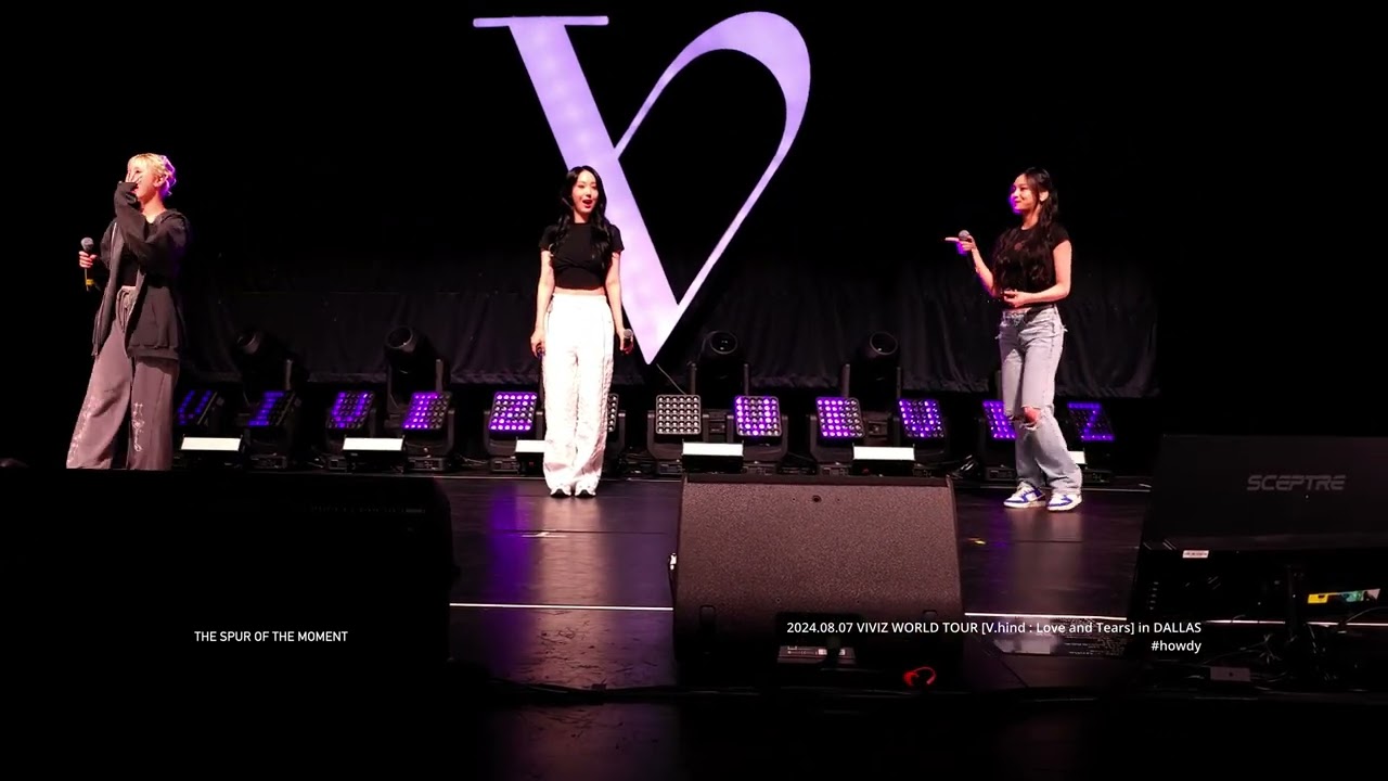 240807 VIVIZ 비비지 : Soundcheck | 2024 VIVIZ WORLD TOUR [V.hind : Love and Tears] in DALLAS