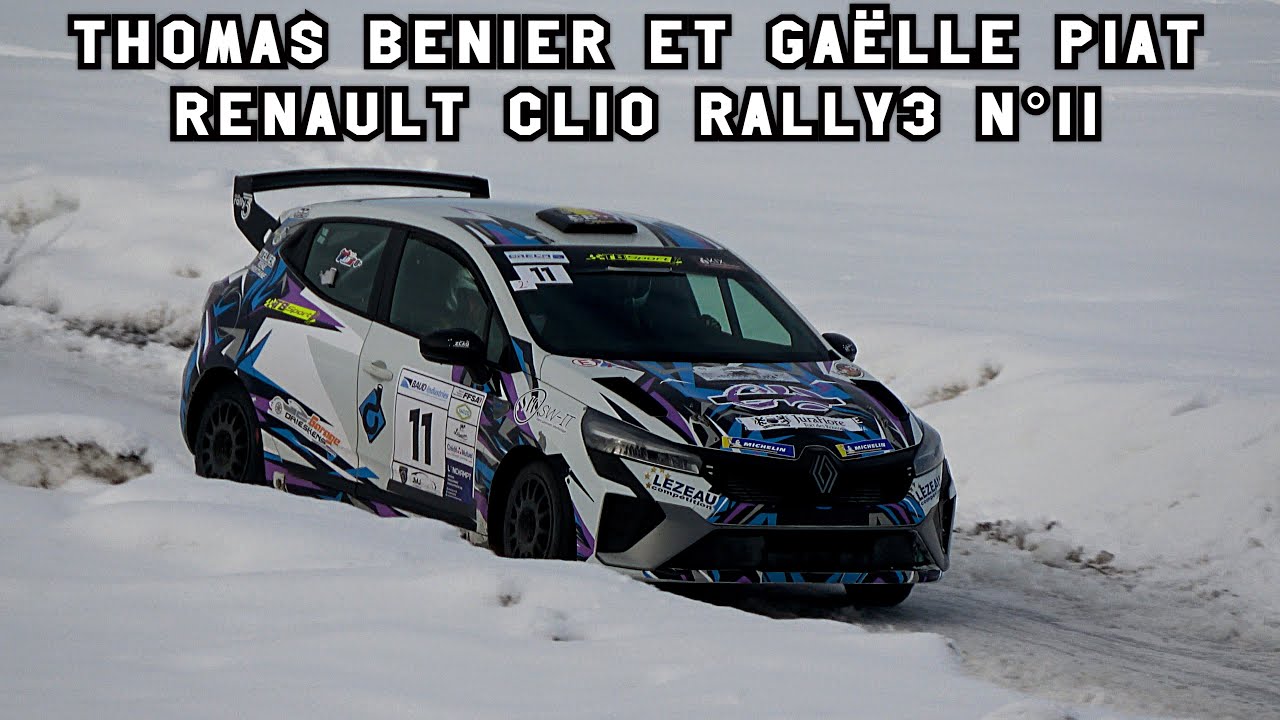 Ronde du Jura 2025 - Renault Clio Rally3 N°11 - Thomas BENIER et Gaëlle PIAT