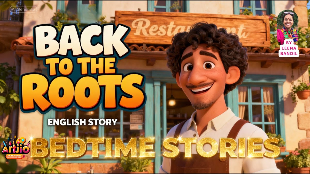" BACK TO THE ROOTS "- Bed Time Story in ENGLISH  | By Leena Bandil | DISNEY STYLED | Artjio