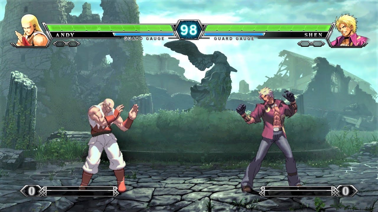 Andy Bogard vs Shen Woo (Hardest AI) - KOF XIII