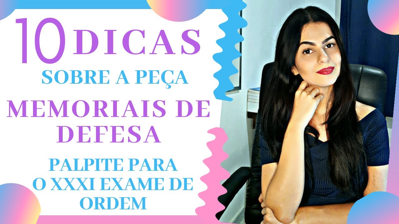 COMO FAZER UM MEMORIAIS DE DEFESA | MEMORIAIS OAB