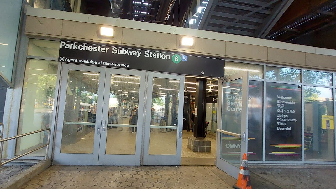MTA NYC Subway: R62A (6) Train + A Tour of the Parkchester Station (AM Rush Hour)