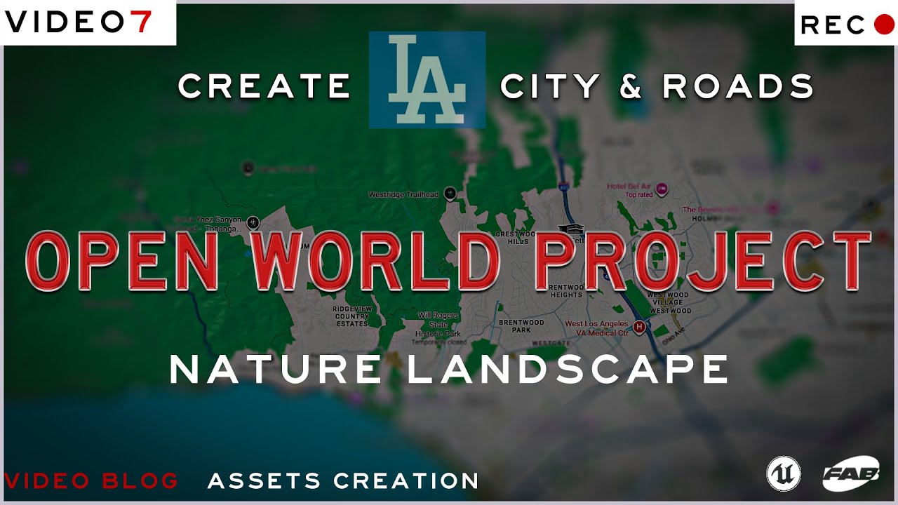 OPEN WORLD PROJECT🌟UNREAL ENGINE🌟NATURE LANDSCAPE🌟VIDEO 7