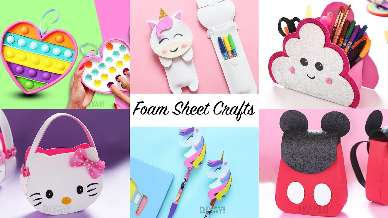 Foam Sheet Craft Ideas | 6 Easy Craft Ideas | Craft Ideas