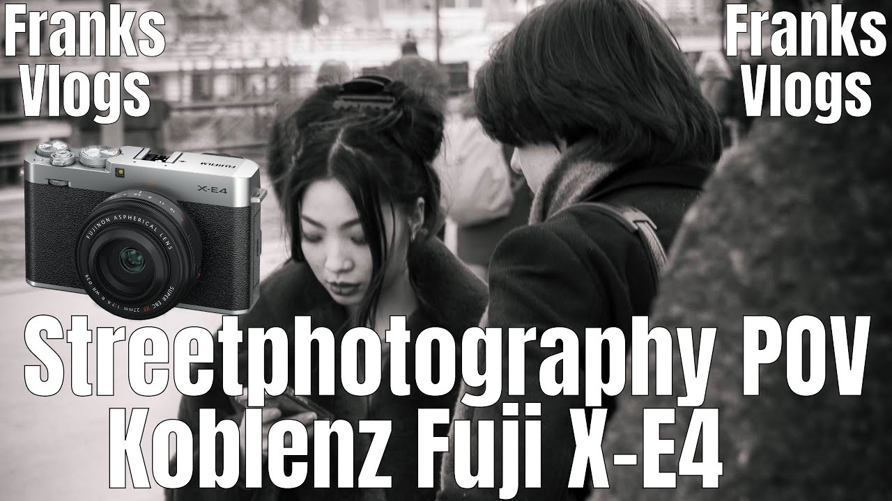 Streetfotografie in  Koblenz POV Fujifilm X-E4 Geht das ? Streetphotography Deutschland