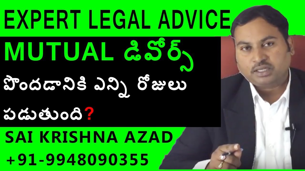 How Long Does A Divorce Take If Both Parties Agree For Mutual Divorce | Divorce Lawyer In Hyderabad