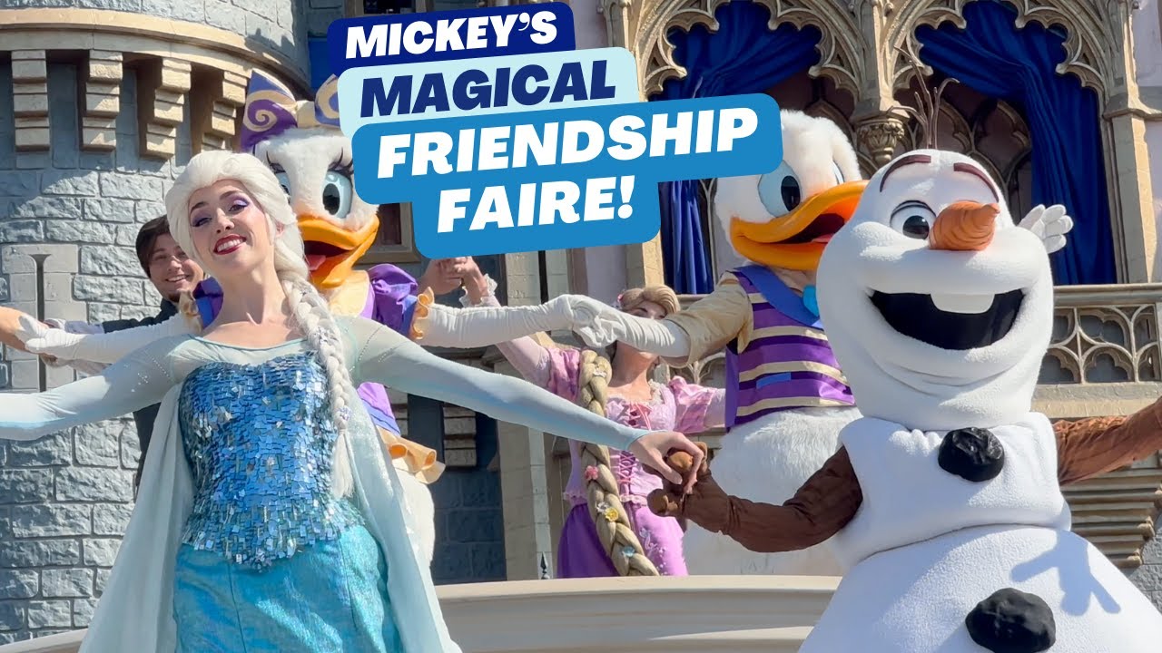 Mickey's Magical Friendship Faire! Entire Show-Front Row! Walt Disney World Magic Kingdom - 04/19/24
