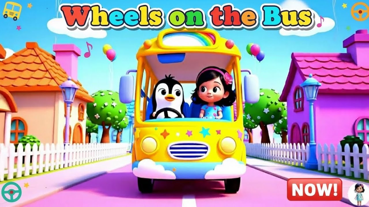 Wheels on the Bus | Nursery Rhymes & Kids Songs | Kiki’s World | Baby Songs | Toddler Music Video