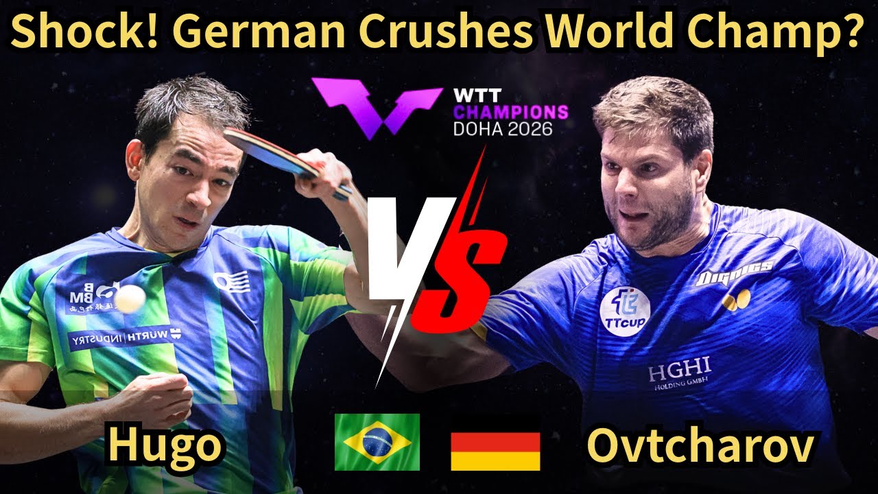 Shock! German Crushes World Champ？｜Hugo Calderano vs Dimitrij Ovtcharov