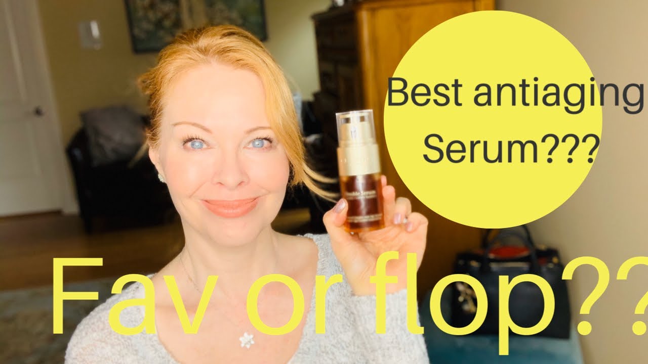 Clarins Double Serum On Mature Skin - Fav or Flop?? #ClarinsDoubleSerum#fiftyplus