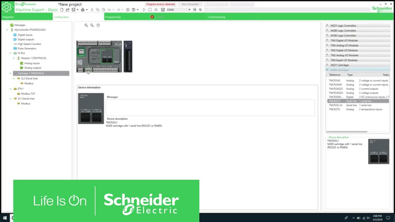 How to Setup Modbus Serial IO Scanning with TM200 and ATV320 Drive | Schneider Electric