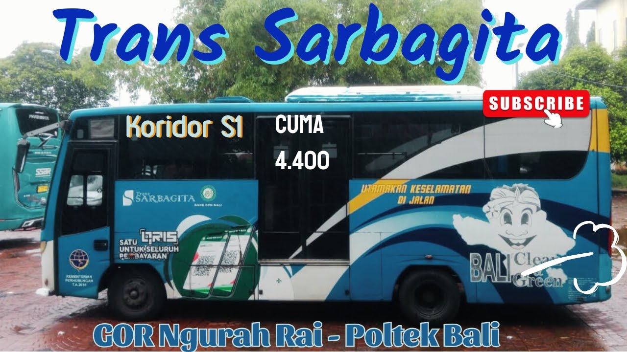 Naik Trans Sarbagita S1 GOR Ngurah Rai - Poltek Bali via Universitas Udayana & Sesetan