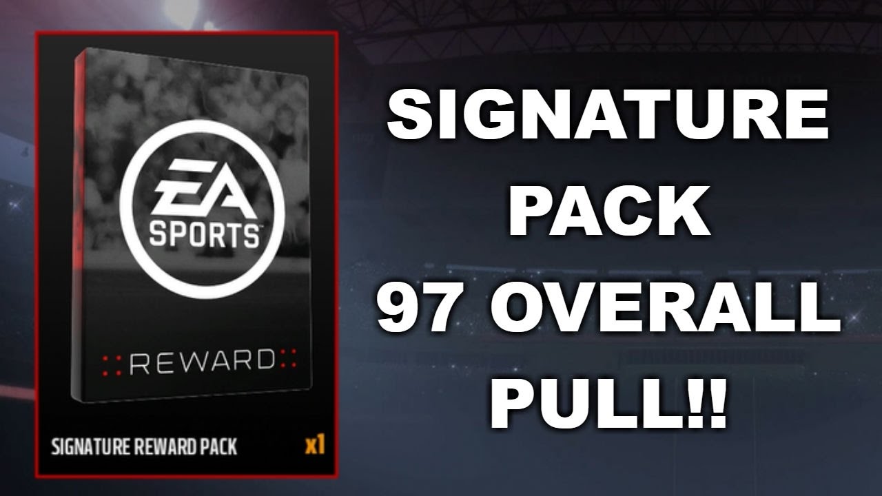97 OVERALL PULL!!!! SIGNATURE PACK OPENING | MUT 17