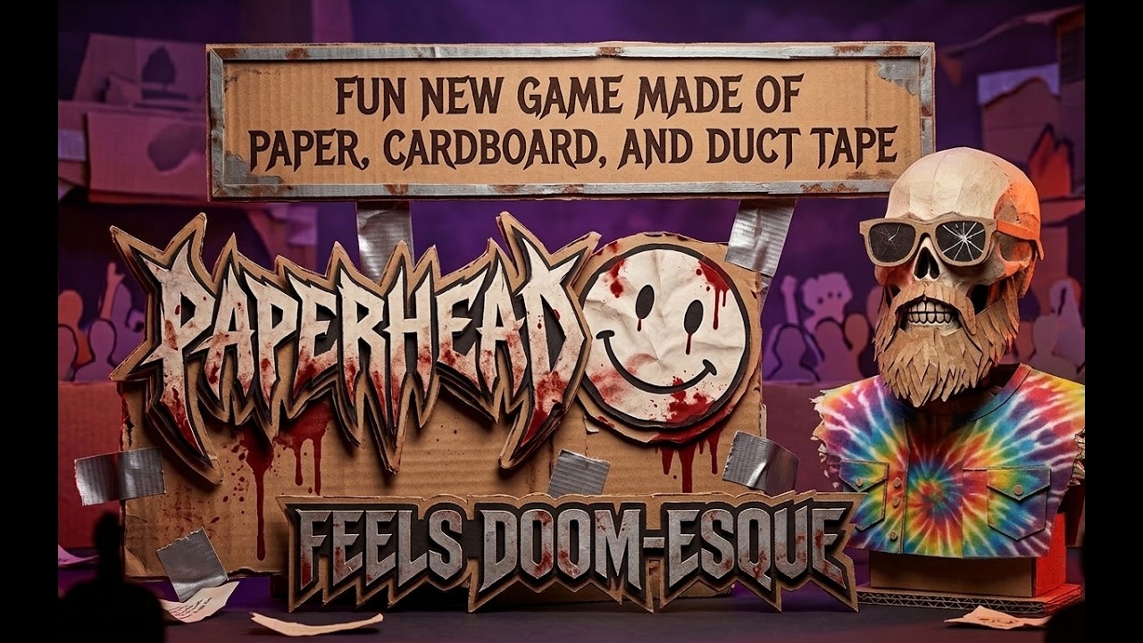 Paperhead is like Cardboard DOOM, and I'm digging it