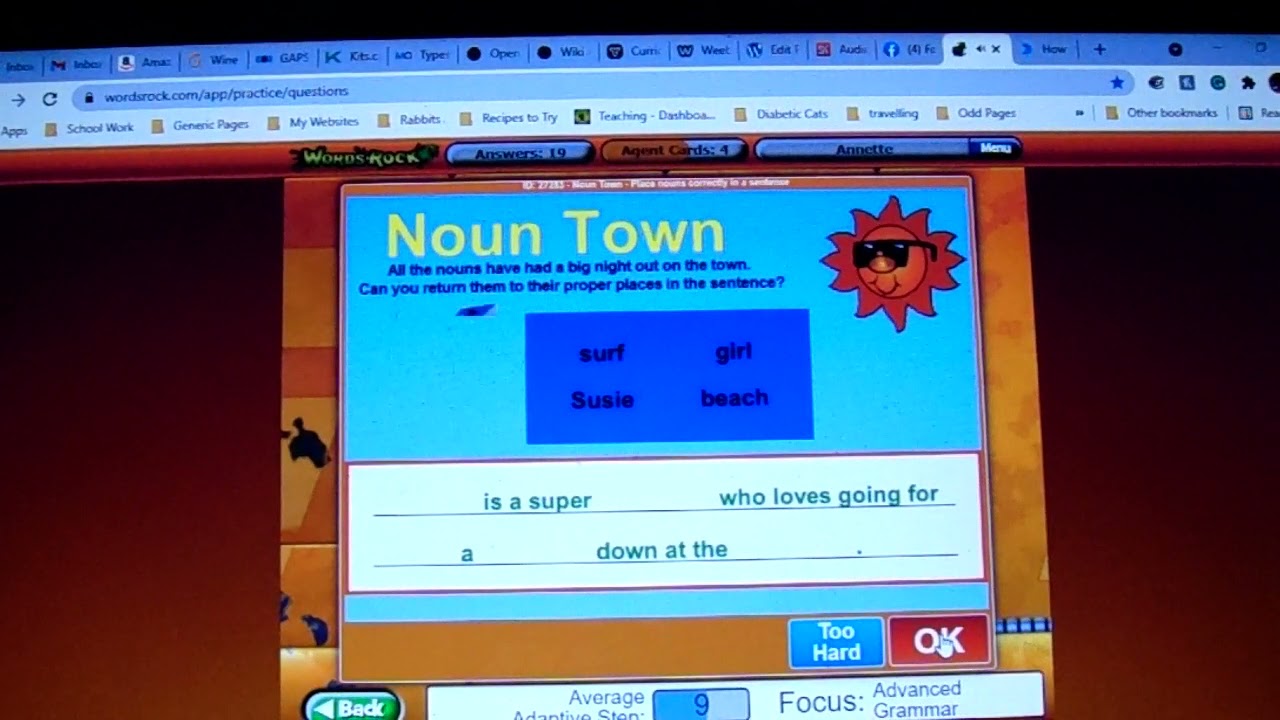 Words Rock Online, Lessons only format