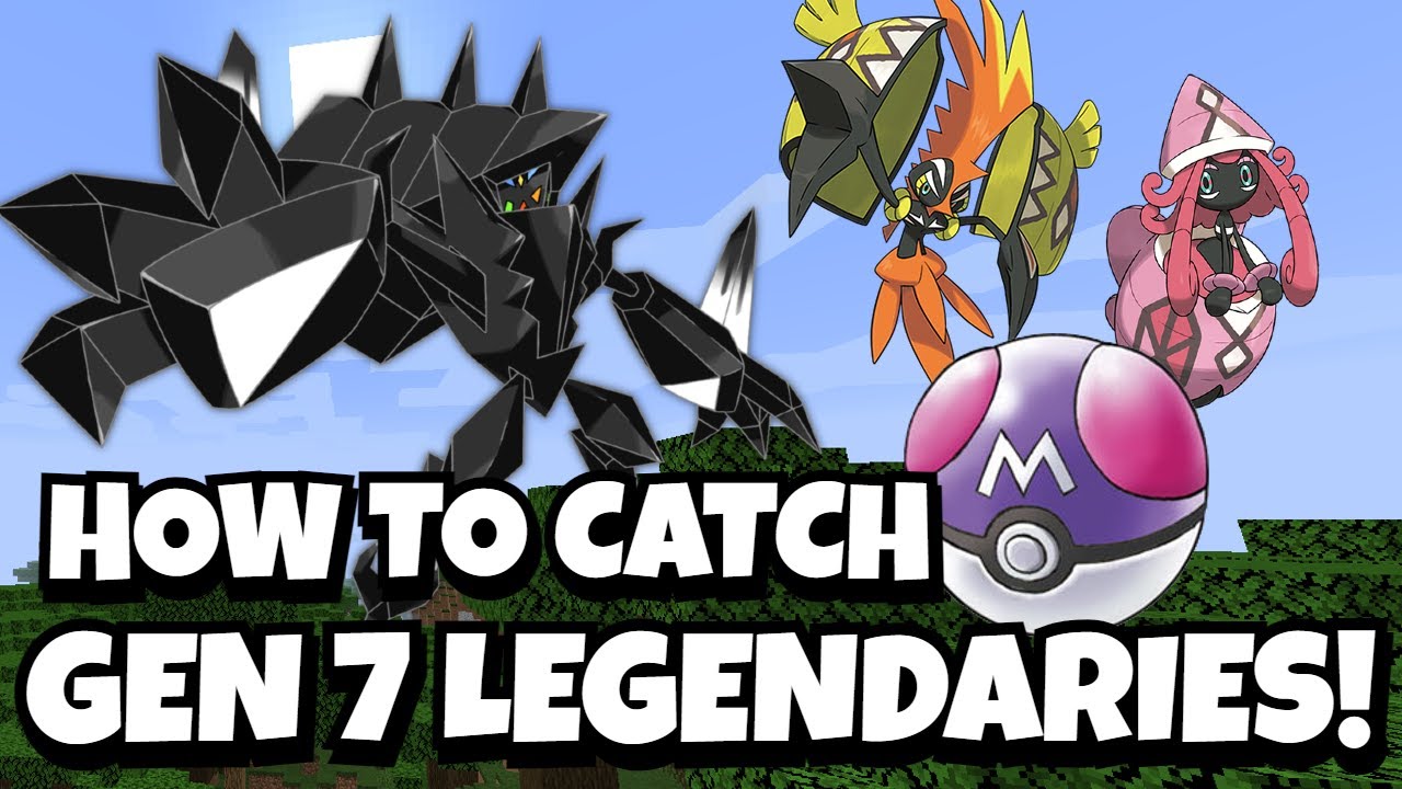 How To Catch EVERY Generation 7 LEGENDARY in Pixelmon!