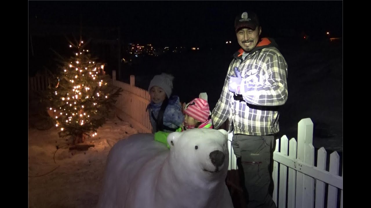 Isbjørneskulptur - Tasiilaq 2019