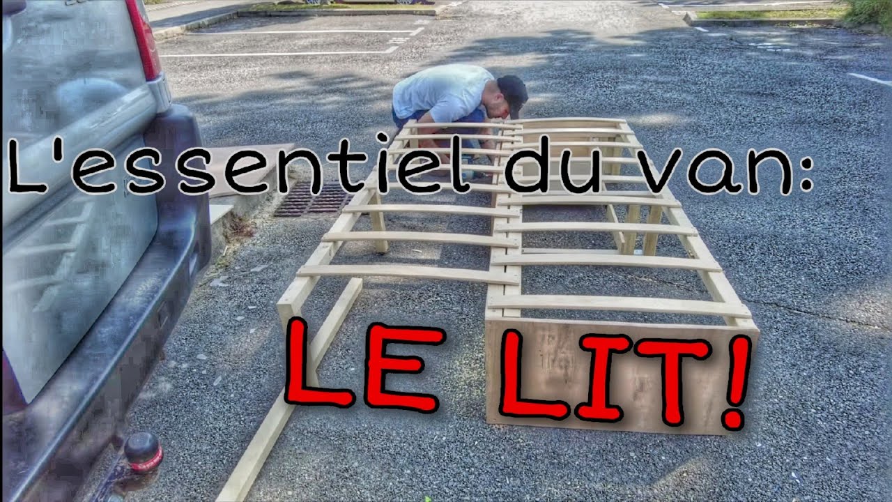 Van aménagé Ep3: Fabrication d'un lit peigne!
