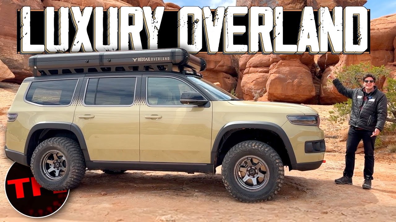 The Jeep Grand Wagoneer Overland Concept Is a $110,000 Luxury Off-Roader On HUGE Tires!