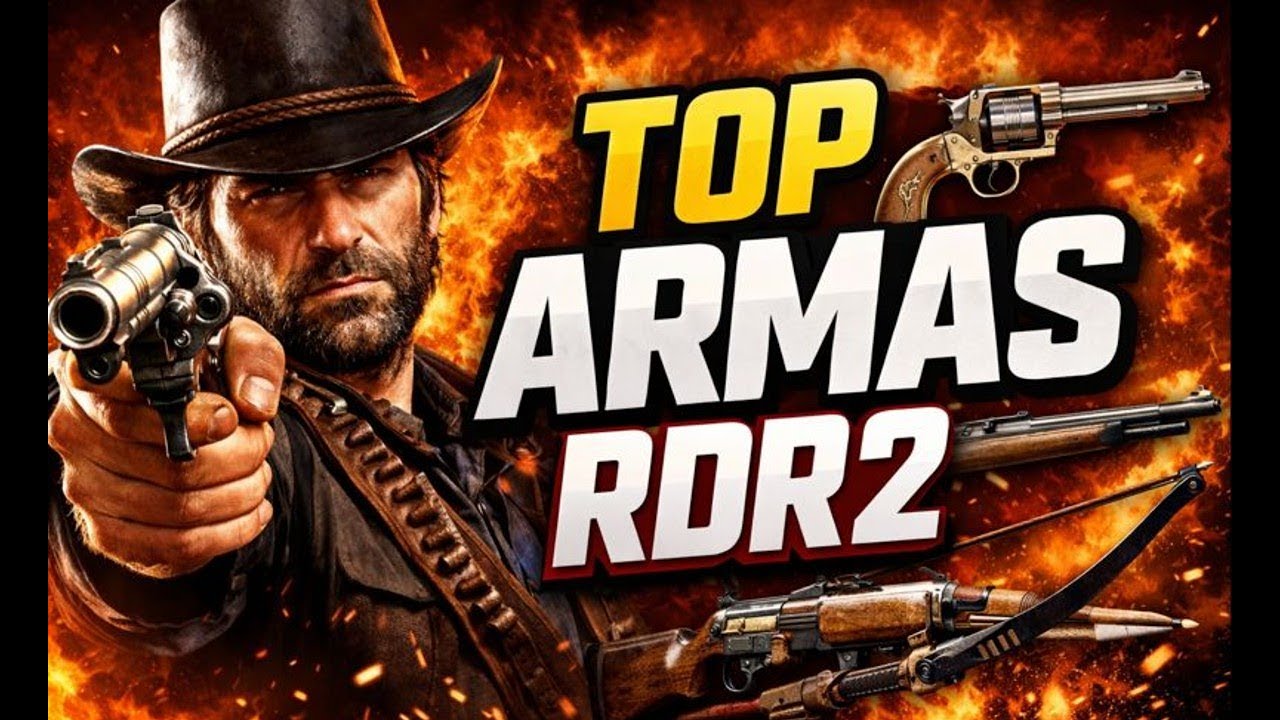 🔥 TOP 10 ARMAS MÁS FUERTES de RDR2 | Ranking DEFINITIVO