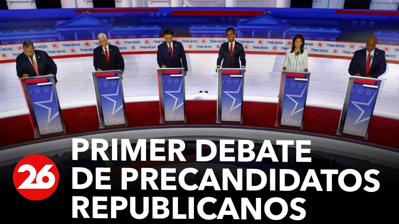 ESTADOS UNIDOS | Sin Donald Trump, los precandidatos republicanos se midieron en el primer debate