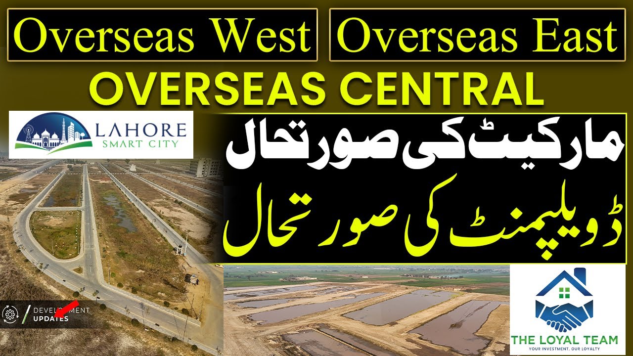 Lahore Smart City | Overseas West, East & Central | Market & Development Situation Explained