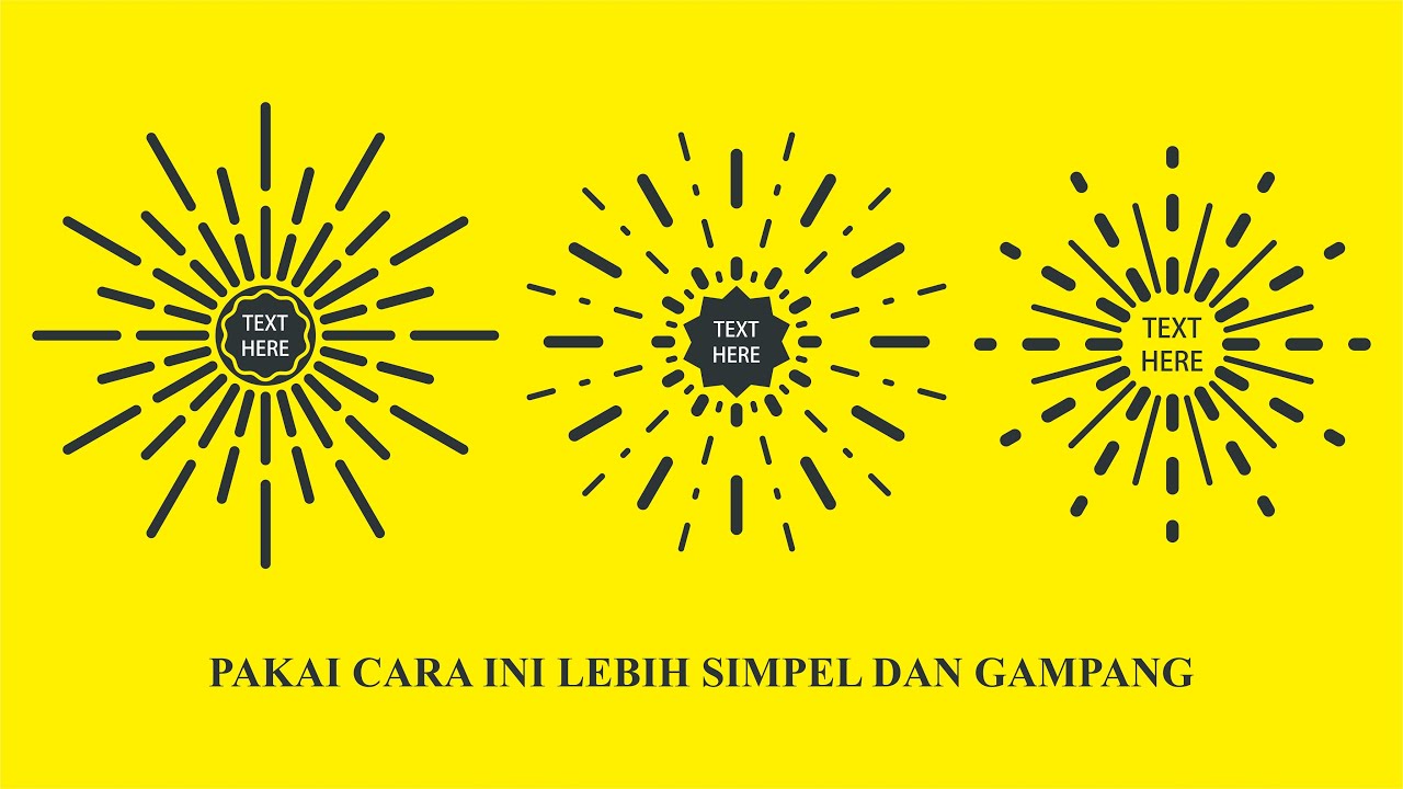 CARA MUDAH BIKIN MOTIF VINTAGE RETRO DENGAN COREL DRAW