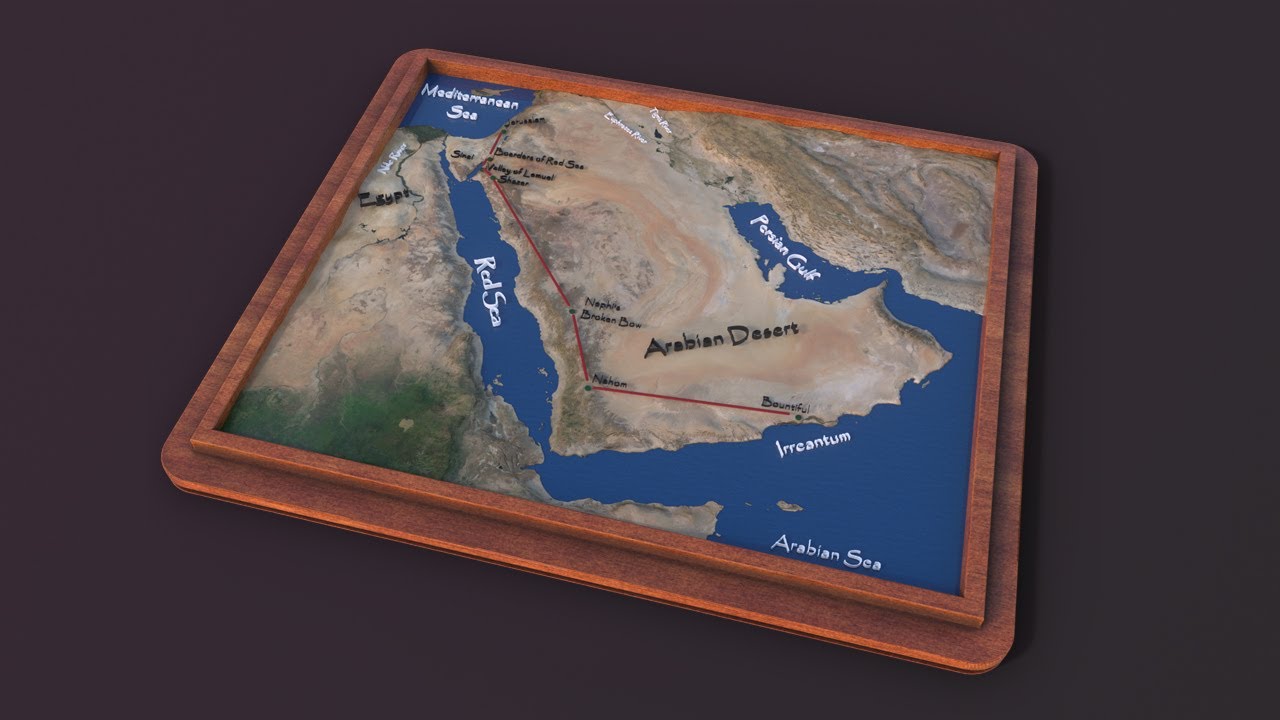 Book of Mormon Old World Map - AR Demo - Gospel ARtifacts app