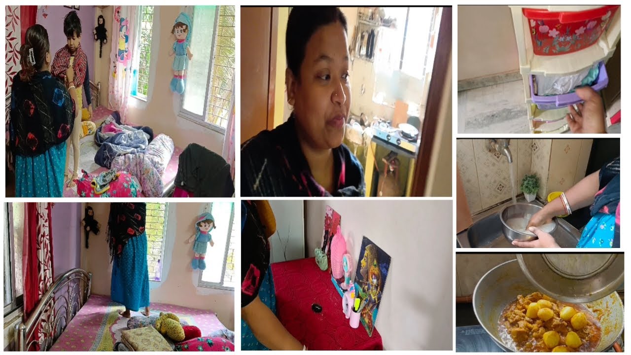 💁‍♀️শীতের সকালে ভোর থেকে শুরু করলাম সংসারের সমস্ত কাজ+রান্না সব সময় মত গুছিয়ে নিতে হয় এভাবে।