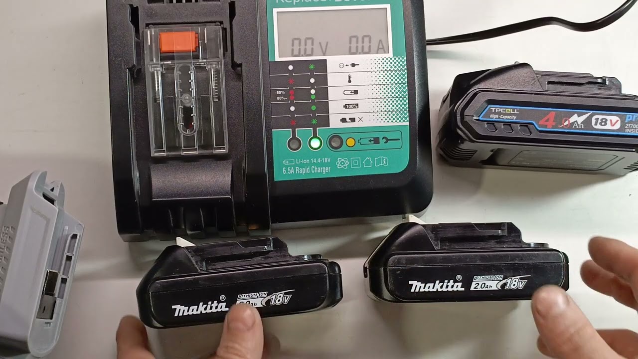 Makita LXT 18v. Пример разблокировки АКБ после китайской зарядки.Просто личный опыт-не повторять .