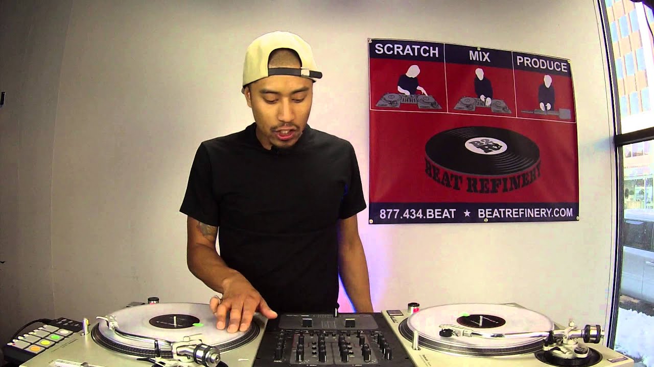 Learn To DJ Tutorial: Effective Scratches for Mixing Into Songs (DJ As-One)