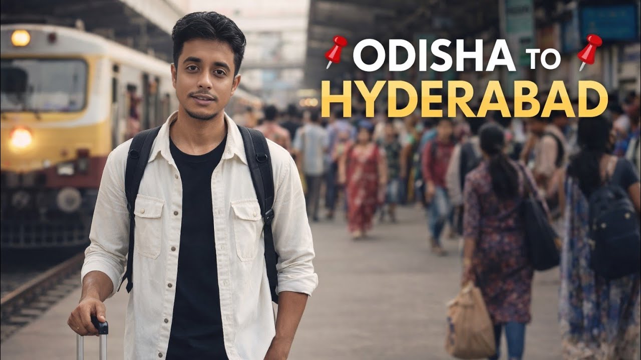 Finally Hyderabad ପାଇଁ ବାହାରିଲୁ ହେଲେ Kana Pai 🤔😍 ।। Odia Travel Vlog।।Train Journey।।