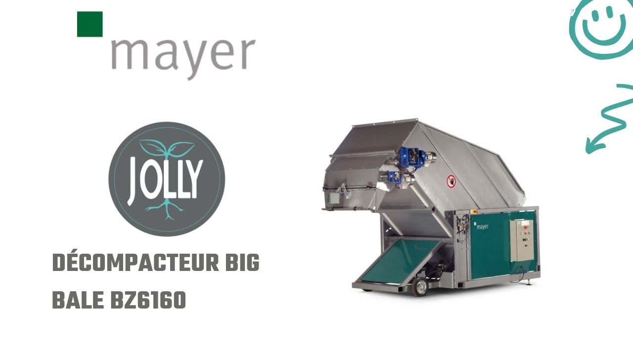 Démonstration d'un Décompacteur de Big Bale MAYER BZ6160 | ETS JOLLY