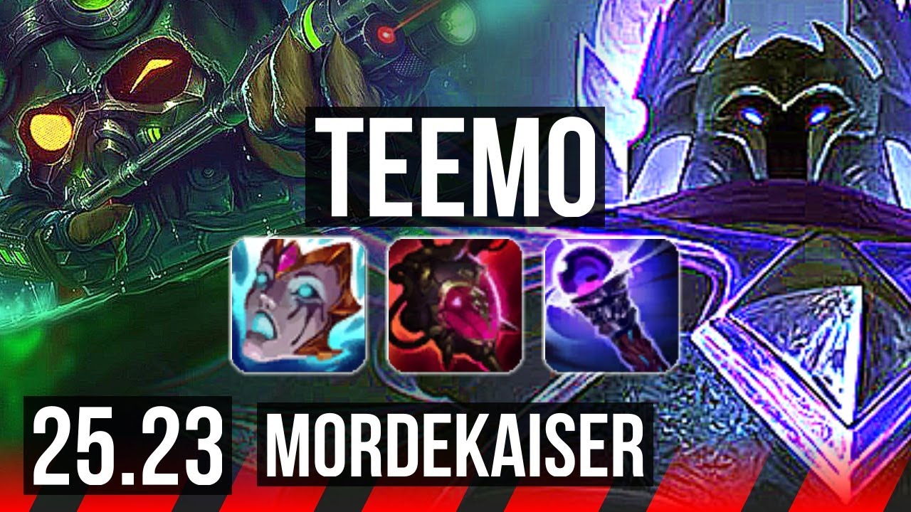 TEEMO vs MORDEKAISER (TOP) | NA Master | 25.23