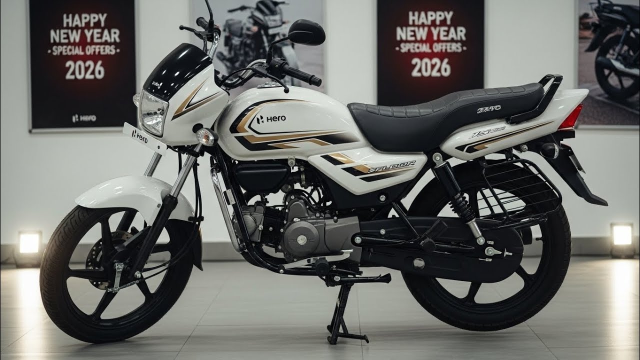«Новогоднее предложение Hero Splendor 105cc 2026 года 🚀 | Лучший расход топлива и бюджетный вариа...