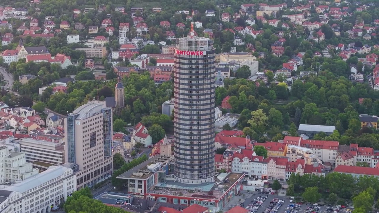 Jena Germany Luftvideo