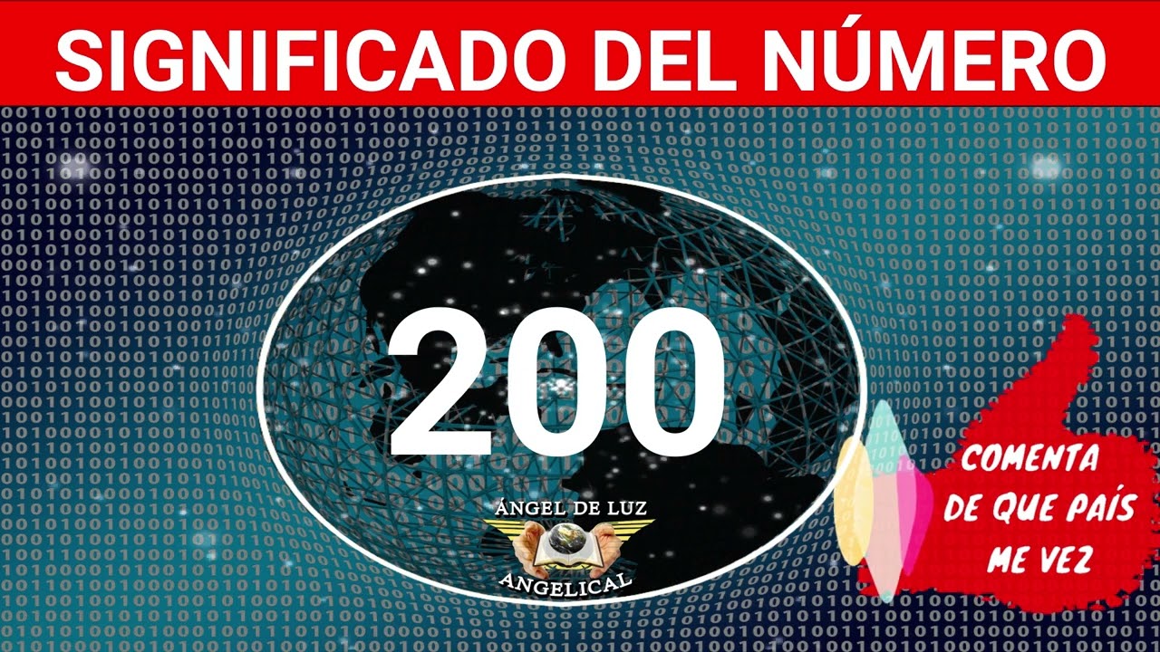 NUMEROLOGÍA🤍Significado del número 200❓ Numero 200 en lo espiritual🙏numero 200 NUMERO