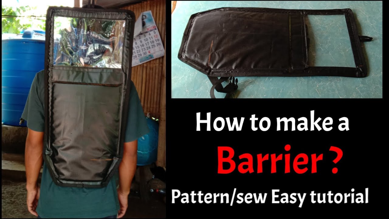How to make a Barrier ? pattern/sew Easy tutorial