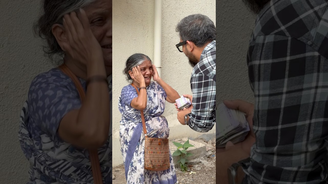 Wait for her happiness💯☺️❤️ #humanity #shorts #shortvideo #hussainmansuri