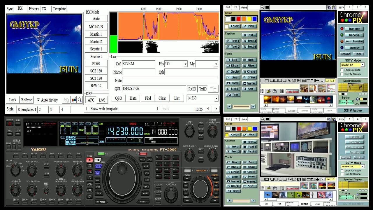 SSTV LIVE ON 20m Band