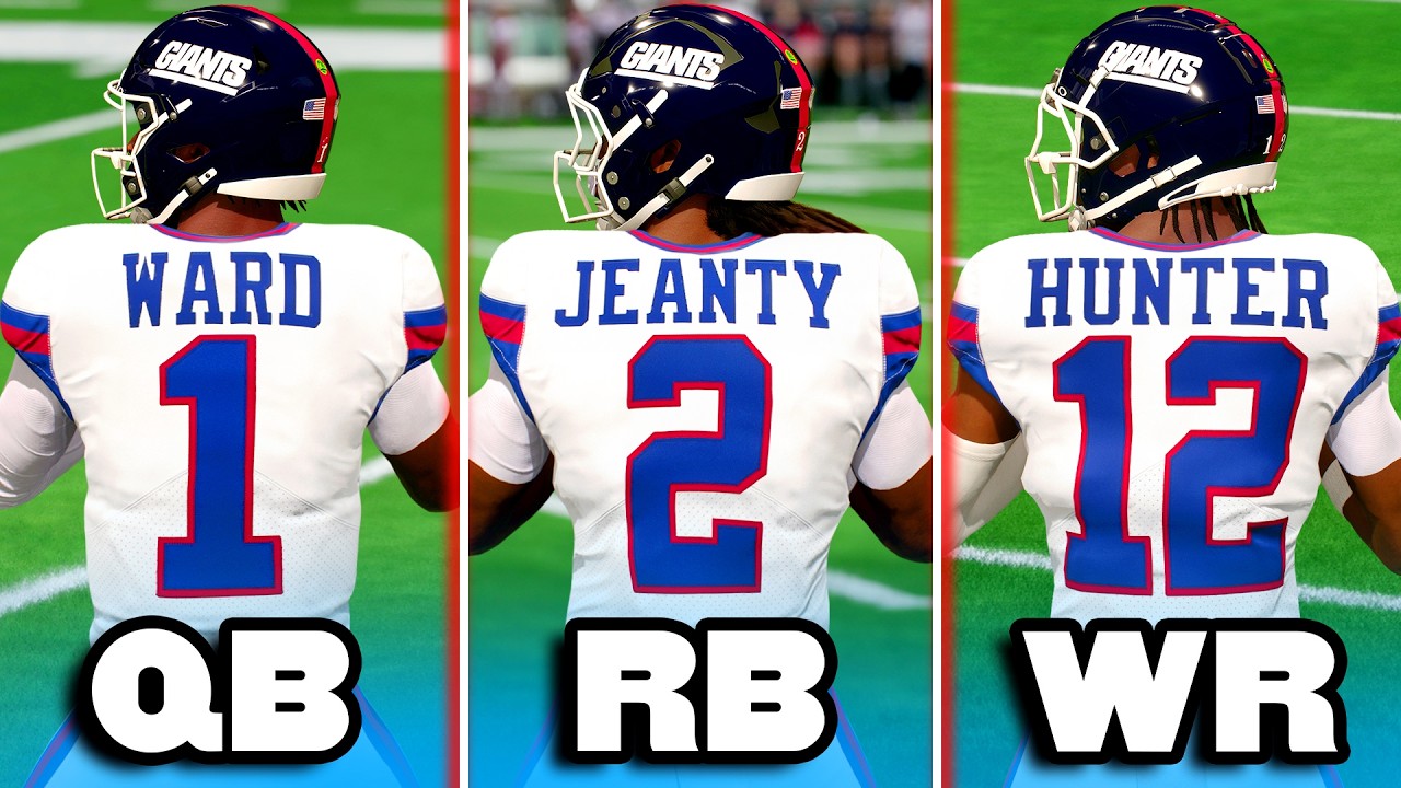 I made a team of ROOKIES in Madden 26!