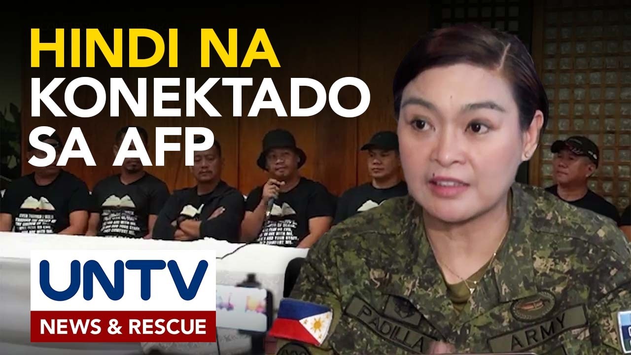 AFP, wala umanong kinalaman sa ex-Marines sa flood control scandal exposé