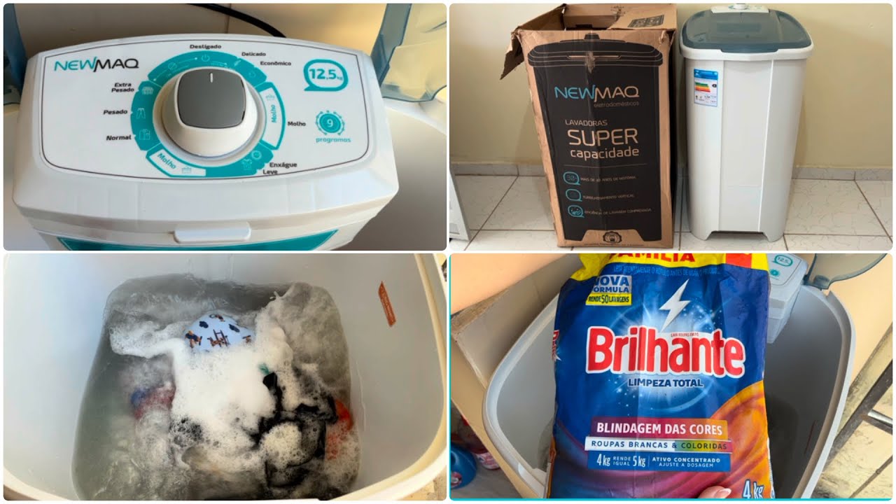 RESENHA COMPLETA DO TANQUINHO NEWMAQ 12,5 KG| QUANTO PAGAMOS? VALE A PENA?