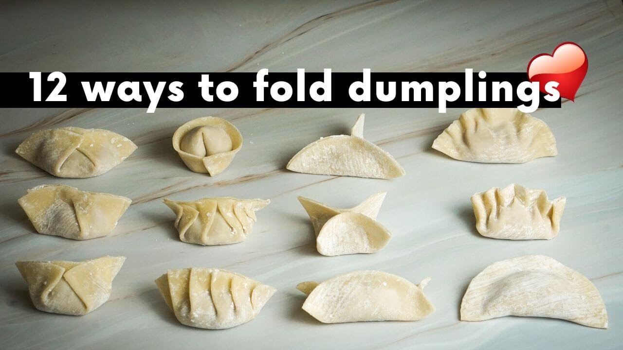 How to Wrap Chinese Dumplings in 12 Easy Failproof Ways | 一看就会，12种饺子包法