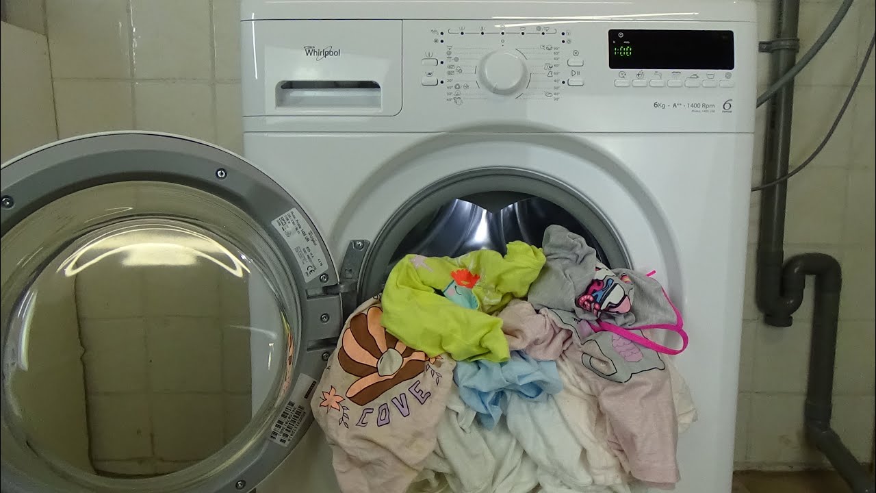 Whirlpool Primo 1406 UM Daily load 40 degrees Mixed laundry washing machine, lavadora movie 