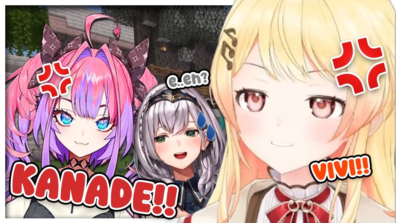 Ketika Kanade dan Vivi gelud kayak bocah didepan Noel..【Otonose Kanade ID Sub】