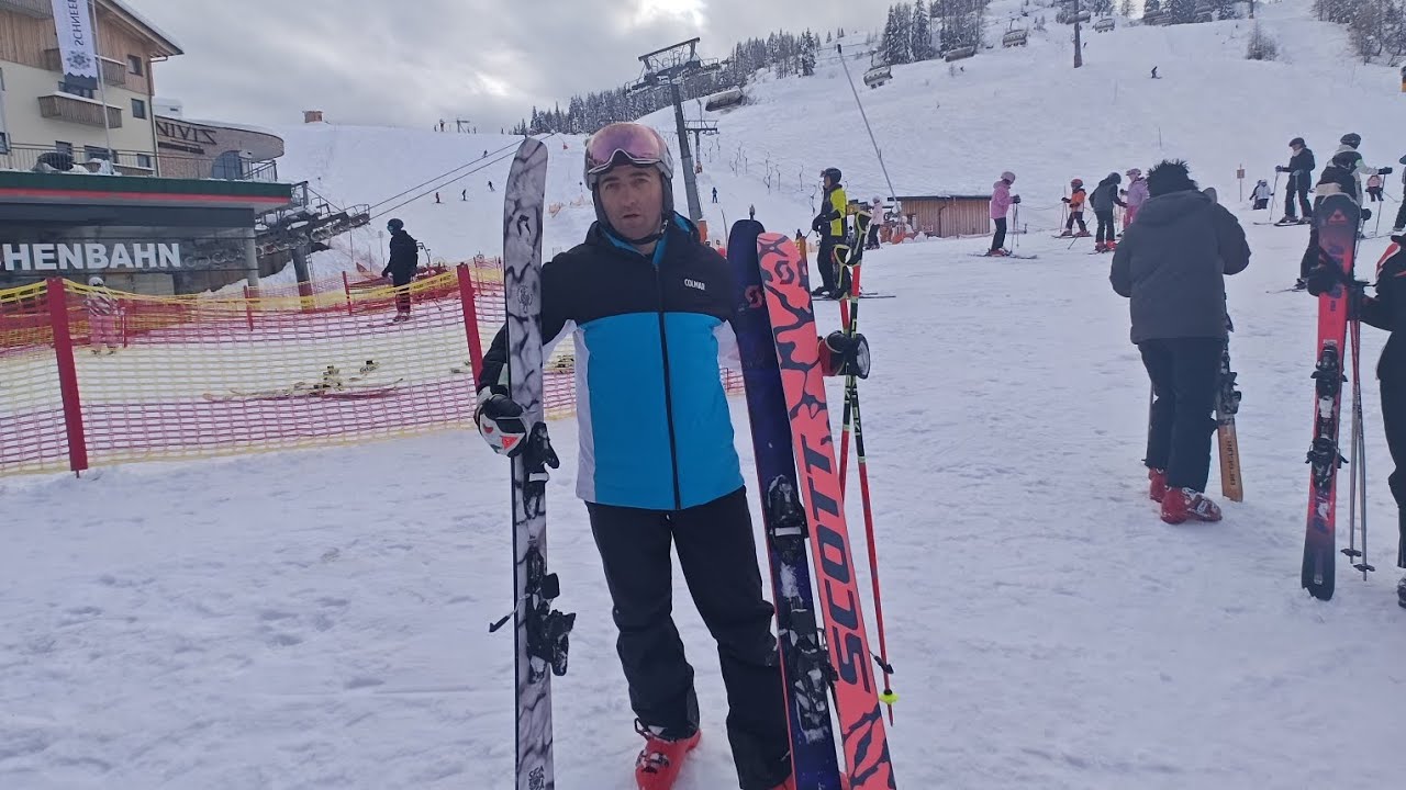 I had a hard time surviving in Nassfeld trying to follow Miro carving master on the track & offpiste