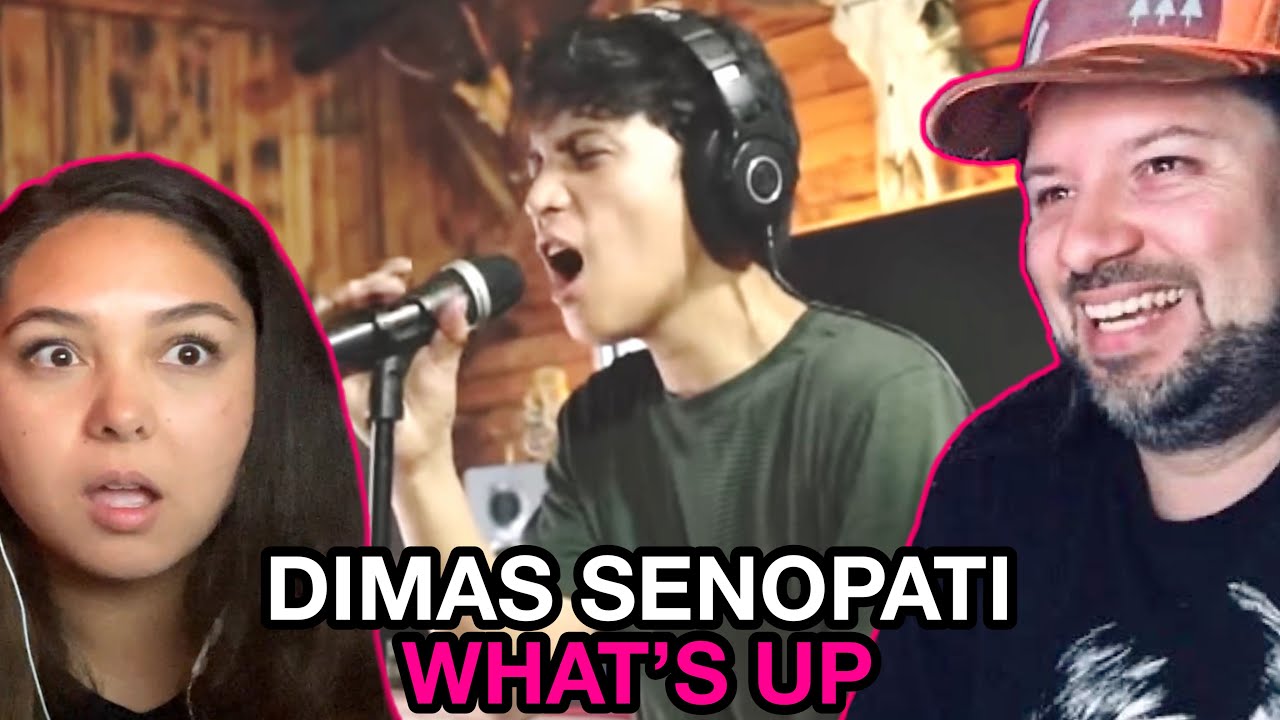 DIMAS SENOPATI's Surprising 4 NON BLONDES Acoustic Cover REACTION!