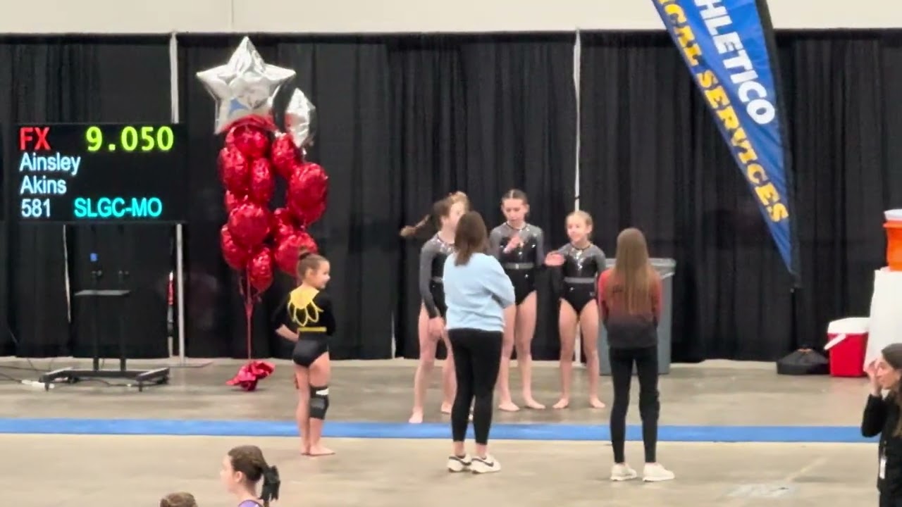 First place 9.350 vault