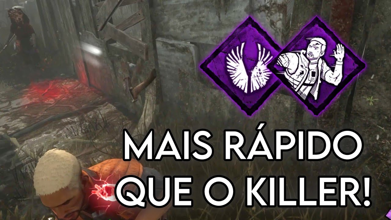 Usei a nova perk de VELOCIDADE e fiquei MAIS RÁPIDO que os KILLERS || Dead by Daylight